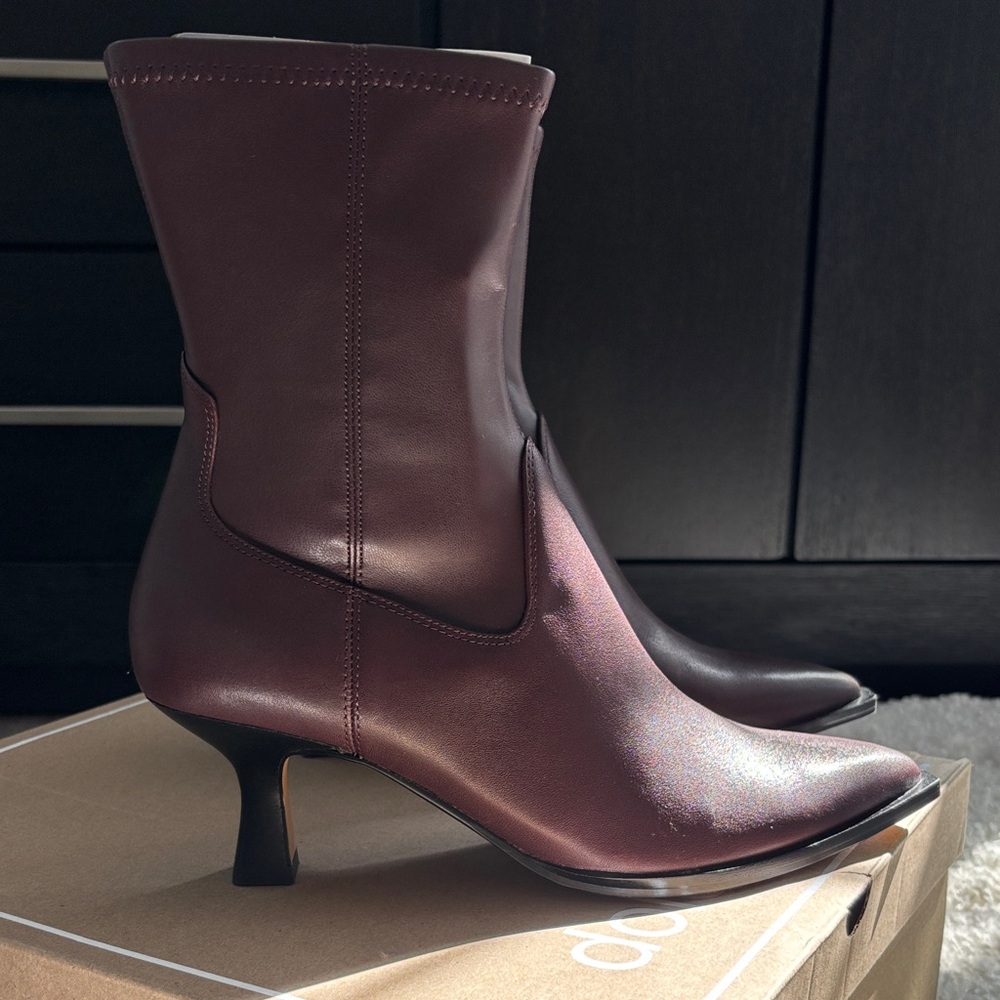 Dolce Vita Deep Burgundy Heeled Boots